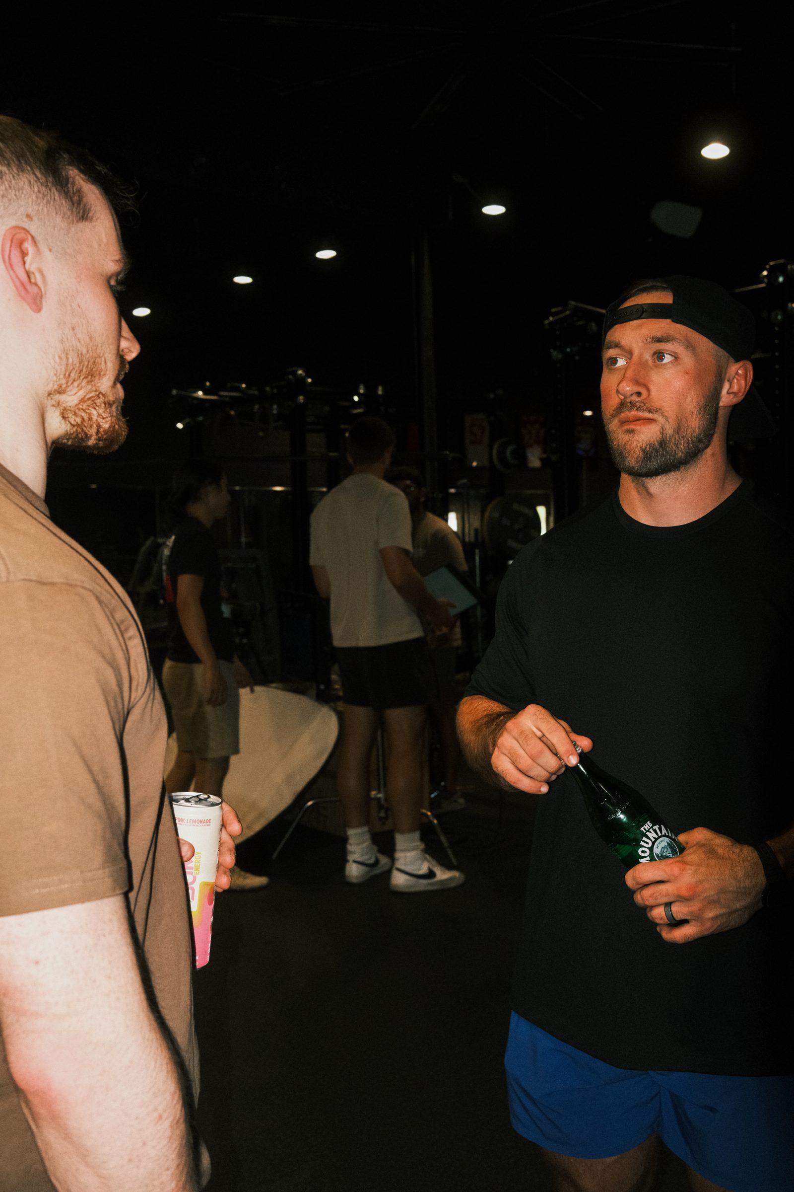 Justin King in a podcast and business setting